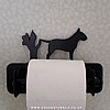 English Bull Terrier Toilet Roll Holder